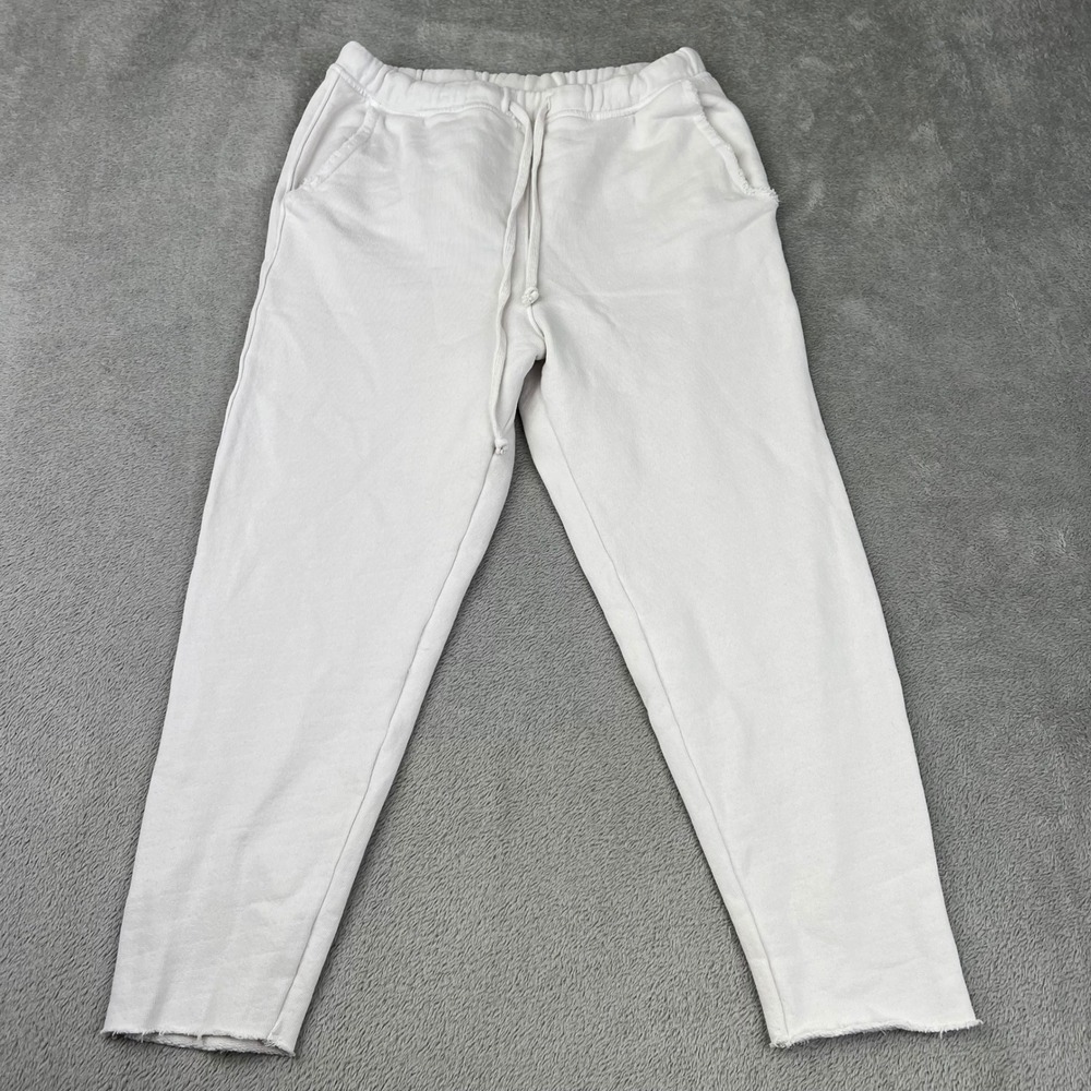 NEW Frank & Eileen XS 100% Cotton Tee Lab White Jogger Sweatpants 117409
